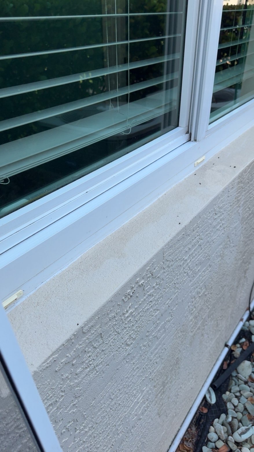 After — Casement window · debris & grime removed
